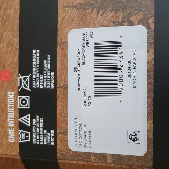 Mens Weather Wear Heavyweight Boot Socks - Picture 3 of 3